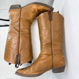 women Montage Leather Cowboy Boots Maize Shoes 40/10