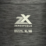 men Zeroxposur 1/4 Zip Heather Gray Activewear XL
