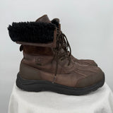 women Ugg Duck Boots Brown Shoes 9
