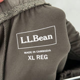 women L.L. Bean NWT Wide Leg Knit Dark Taupe Pants XL