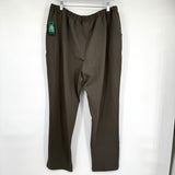 women L.L. Bean NWT Wide Leg Knit Dark Taupe Pants XL