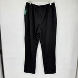 women L.L. Bean NWT Wide Leg Knit Black Pants XL