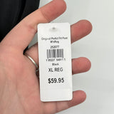 women L.L. Bean NWT Wide Leg Knit Black Pants XL