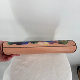 women Patricia Nash Floral Leather Clutch Pink Purse