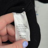 women Nina Leonard NWT Silver Studded Sweaterdress Black Dress XL