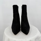 women Betsey Johnson Raylan Platform Rhinestone Heel Bootie Black Shoes 7.5