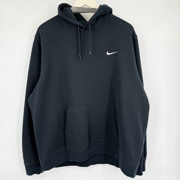women Nike Pullover Hoodie Black Sweatshirt XXL