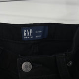 women Gap High Rise Bootcut Black Jeans 10/30