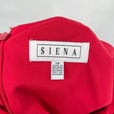 Siena NWT Ruched-Front Cutout Sleeveless Midi Dress