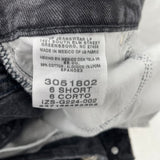 women Lee Relaxed Straight Black Jeans 8S