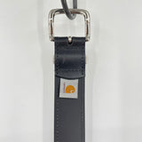 men Carhartt Leather Black Belt 34