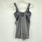 Lululemon Run Times Tank Black Heathered Gray Activewear 6