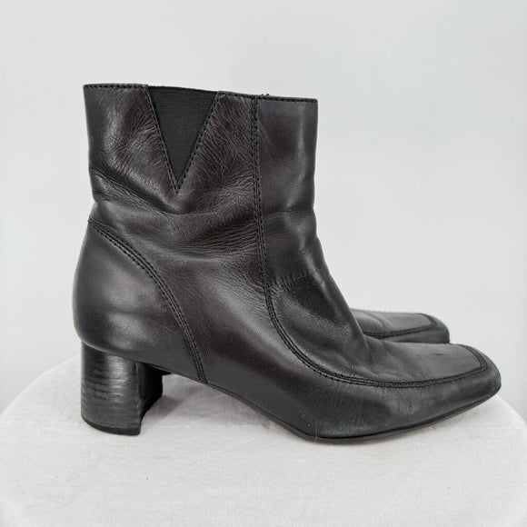 women Nine West Square Toe Leather 2