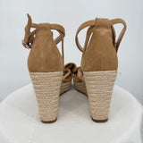 women Kate Spade Wedge Espadrille Tan Shoes 8.5