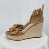 women Kate Spade Wedge Espadrille Tan Shoes 8.5