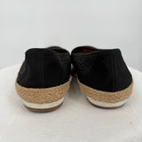 women Naturalizer Rackley Cutout Espadrille Flats Black Shoes 7M