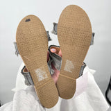 women Lauren Conrad NWT Fringe Sandals Gray Shoes 10/11