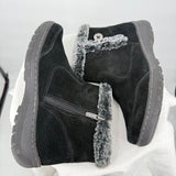 women Khombu Iris Water Repellant Suede Boot Black Shoes 9M