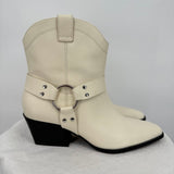 women Open Edit Like New Enzo Western Flair Boots White Shoes 7