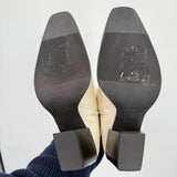 women Open Edit Like New Enzo Western Flair Boots White Shoes 7