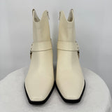 women Open Edit Like New Enzo Western Flair Boots White Shoes 7