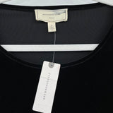 women Moulinette Soeurs - Anthro NWT Velvet Blouse Black Knit Top S
