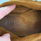 women Eastland Leather Fringe Moccasins Brown Shoes 7