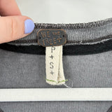 women We the Free Cozy Up Henley Gray Ombre Knit Top S