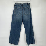 women Hollister Low-Rise Baggy Blue Jeans 2R
