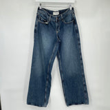 women Hollister Low-Rise Baggy Blue Jeans 2R