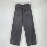women Edikted Low-Rise Wide Leg Gray Jeans XS