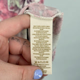 women Free People Y2K Floral Lace Mini Pink Gray Intimates/Sleepwear XS