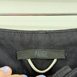 women Paige Pleated Flare Trousers Navy Blue Pants 25/0