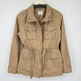 women Old Navy Lightweight Utility Tan Jacket M