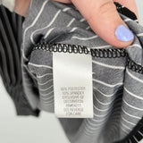 women Apt 9 Striped Nightgown Black White Intimates/Sleepwear M