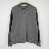 men Brixton Crewneck Gray Sweatshirt L