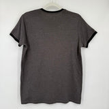 women Universal Studios Jurassic Park Graphic Tee Charcoal Black Knit Top M