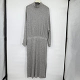 women Saturday Sunday Mariah Ribbed Knit Maxi Gray Dress XL