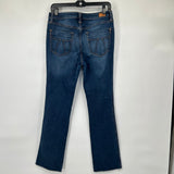 women Seven 7 Dark Wash High-Rise Straight Blue Jeans 6