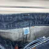 women Seven 7 Dark Wash High-Rise Straight Blue Jeans 6