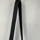 women Fossil Square Leather Crossbody Bkack Purse