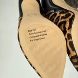 women Michael Kors NIB Clara Mid Bootie Natural Printed Haircalf Shoes 8