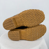 women L.L. Bean Vintage Leather Duck Boots Tan Brown Shoes 6