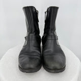 women Teva De La Vina Low Leather Boots Black Gray Shoes 7