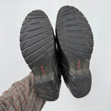 women Teva De La Vina Low Leather Boots Black Gray Shoes 7