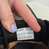 women Hotter Summit Leather Hiking Boots Gray Black Shoes UK5.5/US7.5