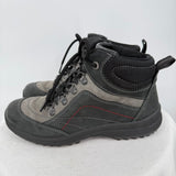 women Hotter Summit Leather Hiking Boots Gray Black Shoes UK5.5/US7.5