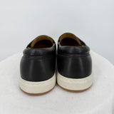 women Dansko Josephine Leather Loafer Black Cream Shoes 38/7