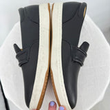 women Dansko Josephine Leather Loafer Black Cream Shoes 38/7