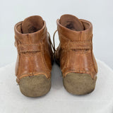 women Duluth Trading Co. Andina Leather Ankle Boots Brown Shoes 8